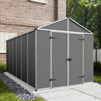 Buy Fencing Direct Save 14% on 8 x 15 Palram Canopia Rubicon Grey Plastic Shed at Fencing Direct