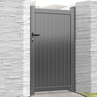 Save 20% on Devon Premium Grey Metal Side Gate at Buy Fencing Direct