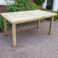 Buy Fencing Direct Enjoy a 17% Discount on the Forest Rosedene 5 x 3 Wooden Garden Table
