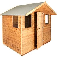 6' x 8' Traditional Shiplap 8' Cabin Garden Shed (1.83m x 2.44m)
