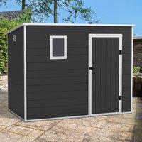 8′ x 4′ Lotus Oxonia Pent Plastic Shed with Floor (2.36m x 1.3m) 8′ x 4′ Lotus Oxonia Pent Plastic Shed with Floor (2.36m x 1.3m)