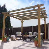 12′ x 12′ Forest Premium Ultima Large Wooden Garden Pergola (3.6m x 3.6m) 12′ x 12′ Forest Premium Ultima Large Wooden Garden Pergola (3.6m x 3.6m)