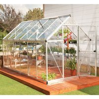 6â x 12â Palram Canopia Harmony Large Silver Polycarbonate Greenhouse (1.85m x 3.70m) 6â x 12â Palram Canopia Harmony Large Silver Polycarbonate Greenhouse (1.85m x 3.70m)