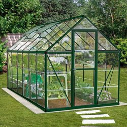 6’ X 12’ Palram Canopia Harmony Large Green Polycarbonate Greenhouse (1.85M X 3.70M)