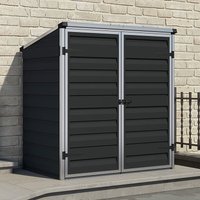 5′ x 3′ Palram Canopia Dark Grey Voyager Shed (1.39m x 0.9m) 5′ x 3′ Palram Canopia Dark Grey Voyager Shed (1.39m x 0.9m)