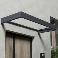 7â1 x 3â1 Palram Canopia Sophia 2150 Grey Clear Door Canopy (2.15m x 0.95m) 7â1 x 3â1 Palram Canopia Sophia 2150 Grey Clear Door Canopy (2.15m x 0.95m)