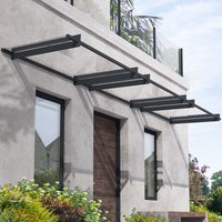 15′ x 3′ Palram Canopia Nancy 4500 Door Canopy – Grey (4.52m x 0.94m) 15′ x 3′ Palram Canopia Nancy 4500 Door Canopy – Grey (4.52m x 0.94m)