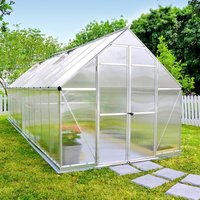 8′ x 20′ Palram Canopia Essence Large Walk In Aluminium Framed Greenhouse (2.44m x 6.07m) 8′ x 20′ Palram Canopia Essence Large Walk In Aluminium Framed Greenhouse (2.44m x 6.07m)