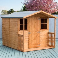 7′ x 9′ Shire Casita Wooden Summerhouse including Veranda (2.16m x 2.72m) 7′ x 9′ Shire Casita Wooden Summerhouse including Veranda (2.16m x 2.72m)
