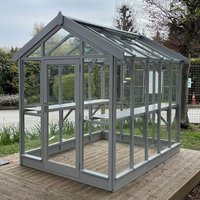 5’3 x 9’4 Coppice Ashdown Apex Painted Wooden Greenhouse (1.6m x 2.85m) 5’3 x 9’4 Coppice Ashdown Apex Painted Wooden Greenhouse (1.6m x 2.85m)