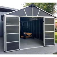 11′ x 13.1′ Palram Canopia Yukon Premium Dark Grey Skylight Plastic Shed (3.32m x 3.93m) 11′ x 13.1′ Palram Canopia Yukon Premium Dark Grey Skylight Plastic Shed (3.32m x 3.93m)
