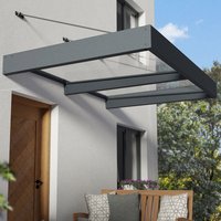 6â4 x 4â7 Palram Canopia Sophia XL 2000 Grey Clear Door Canopy (1.92m x 1.4m) 6â4 x 4â7 Palram Canopia Sophia XL 2000 Grey Clear Door Canopy (1.92m x 1.4m)