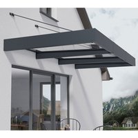 9â4 x 4â7 Palram Canopia Sophia XL 3000 Grey Clear Door Canopy (2.86m x 1.4m) 9â4 x 4â7 Palram Canopia Sophia XL 3000 Grey Clear Door Canopy (2.86m x 1.4m)