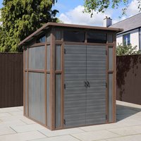 7â x 7â Mercia Premium Composite Pent Shed (2.03m x 2.08m) 7â x 7â Mercia Premium Composite Pent Shed (2.03m x 2.08m)