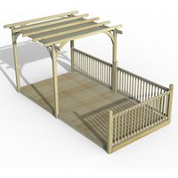 8′ x 16′ Forest Pergola Deck Kit with Retractable Canopy No. 7 (2.4m x 4.8m) 8′ x 16′ Forest Pergola Deck Kit with Retractable Canopy No. 7 (2.4m x 4.8m)