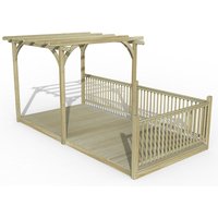 8 x 16 Forest Pergola Deck Kit No. 7 (2.4m x 4.8m)