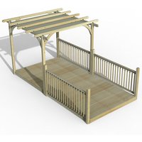 8′ x 16′ Forest Pergola Deck Kit with Retractable Canopy No. 8 (2.4m x 4.8m) 8′ x 16′ Forest Pergola Deck Kit with Retractable Canopy No. 8 (2.4m x 4.8m)
