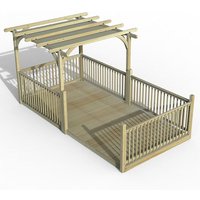 8′ x 16′ Forest Pergola Deck Kit with Retractable Canopy No. 12 (2.4m x 4.8m) 8′ x 16′ Forest Pergola Deck Kit with Retractable Canopy No. 12 (2.4m x 4.8m)