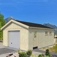 Palmako Andre 4.5m x 5.5m Wooden Garage – Up and Over Door Palmako Andre 4.5m x 5.5m Wooden Garage – Up and Over Door