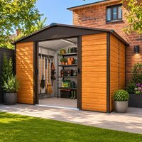 Buy Sheds Direct Save 26% on Yardmaster Balmoral Apex Metal Shed 911 x 65