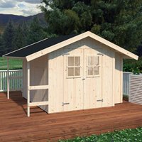 13′ x 10′ Palmako Marcus Heavy Duty Wooden Apex Shed (3.8m x 2.9m) 13′ x 10′ Palmako Marcus Heavy Duty Wooden Apex Shed (3.8m x 2.9m)