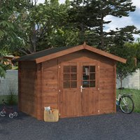 Palmako Valentine 2.8m x 1.8m Premium Log Cabin Shed (28mm) Palmako Valentine 2.8m x 1.8m Premium Log Cabin Shed (28mm)