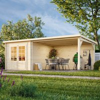 Palmako Ella 6m x 3m Log Cabin Summerhouse (28mm)