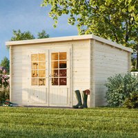 Palmako Ella 2 3.2m x 3.2m Log Cabin Summerhouse (28mm)