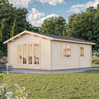 Palmako Irene 4.7m x 5.7m Log Cabin Garden Building (44mm)