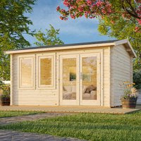 Palmako Iris 4.2m x 3.3m Log Cabin Garden Office (44mm) Palmako Iris 4.2m x 3.3m Log Cabin Garden Office (44mm)