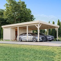 20′ x 25′ Palmako Karl Wooden Carport (6m x 7.6m) 20′ x 25′ Palmako Karl Wooden Carport (6m x 7.6m)