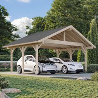21′ x 17′ Palmako Robert Wooden Carport (6.3m x 5.1m) 21′ x 17′ Palmako Robert Wooden Carport (6.3m x 5.1m)