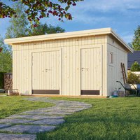 15′ x 11′ Palmako Kalle (88mm) Premium Multi-room Shed (4.5m x 3.3m) 15′ x 11′ Palmako Kalle (88mm) Premium Multi-room Shed (4.5m x 3.3m)