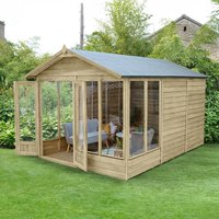 12′ x 8′ Forest 4Life 25yr Guarantee Double Door Apex Summer House (3.6m x 2.61m) 12′ x 8′ Forest 4Life 25yr Guarantee Double Door Apex Summer House (3.6m x 2.61m)