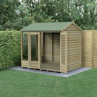 8′ x 6′ Forest 4Life 25yr Guarantee Double Door Reverse Apex Summer House (2.42m x 1.99m) 8′ x 6′ Forest 4Life 25yr Guarantee Double Door Reverse Apex Summer House (2.42m x 1.99m)