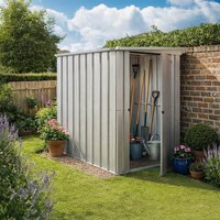 5′ x 4′ Yardmaster Pent Metal Shed (1.58m x 1.20m) 5′ x 4′ Yardmaster Pent Metal Shed (1.58m x 1.20m)
