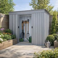 6′ x 4′ Yardmaster Pent Metal Shed (1.98m x 1.19m) 6′ x 4′ Yardmaster Pent Metal Shed (1.98m x 1.19m)