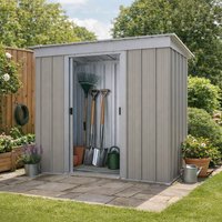 6′ x 4′ Yardmaster Platinum Tall Pent Metal Shed (1.9m x 1.19m) 6′ x 4′ Yardmaster Platinum Tall Pent Metal Shed (1.9m x 1.19m)