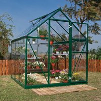 6â x 6â Palram Canopia Harmony Green Polycarbonate Greenhouse (1.85m x 1.86m) 6â x 6â Palram Canopia Harmony Green Polycarbonate Greenhouse (1.85m x 1.86m)