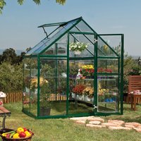 6â x 4â Palram Canopia Harmony Green Polycarbonate Greenhouse (1.85m x 1.26m) 6â x 4â Palram Canopia Harmony Green Polycarbonate Greenhouse (1.85m x 1.26m)