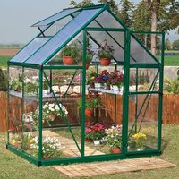 6′ x 4′ Palram Canopia Hybrid Green Polycarbonate Greenhouse (1.85m x 1.26m) 6′ x 4′ Palram Canopia Hybrid Green Polycarbonate Greenhouse (1.85m x 1.26m)