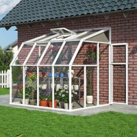6’x8′ Palram Canopia Rion White Lean to Greenhouse (1.8×2.4m) 6’x8′ Palram Canopia Rion White Lean to Greenhouse (1.8×2.4m)