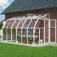 6’x12′ Palram Canopia Rion White Sun Room Walk In Wall Greenhouse (1.8×3.6m) 6’x12′ Palram Canopia Rion White Sun Room Walk In Wall Greenhouse (1.8×3.6m)