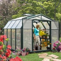 8’x8′ Palram Canopia Rion Hobby Gardener Walk In Green Greenhouse (2.4×2.4m) 8’x8′ Palram Canopia Rion Hobby Gardener Walk In Green Greenhouse (2.4×2.4m)