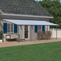 10×28 Palram Canopia Sierra Grey Patio Cover 10×28 Palram Canopia Sierra Grey Patio Cover