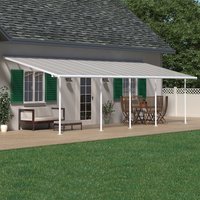 10×28 Palram Canopia Sierra White Patio Cover 10×28 Palram Canopia Sierra White Patio Cover