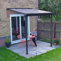 7′ x 7′ Palram Canopia Sierra Grey Clear Patio Cover (2.28m x 2.25m) 7′ x 7′ Palram Canopia Sierra Grey Clear Patio Cover (2.28m x 2.25m)