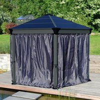 Palram Canopia Gazebo Curtains Set for Roma and Monaco Gazebos Palram Canopia Gazebo Curtains Set for Roma and Monaco Gazebos