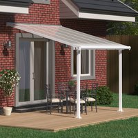 10×10 Palram Canopia Olympia White Patio Cover With Clear Panels 10×10 Palram Canopia Olympia White Patio Cover With Clear Panels