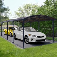 12′ x 28′ Palram Canopia Arcadia 8500 Grey Metal Carport (3.59m x 8.58m) 12′ x 28′ Palram Canopia Arcadia 8500 Grey Metal Carport (3.59m x 8.58m)